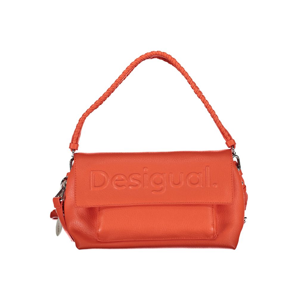 Desigual pembe polietilen çanta